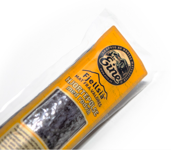 Eine hjortepølse med rødvin 250g